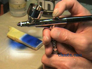 エアブラシの裏技 スタッパリングのやり方 エアブラシオンラインスクール